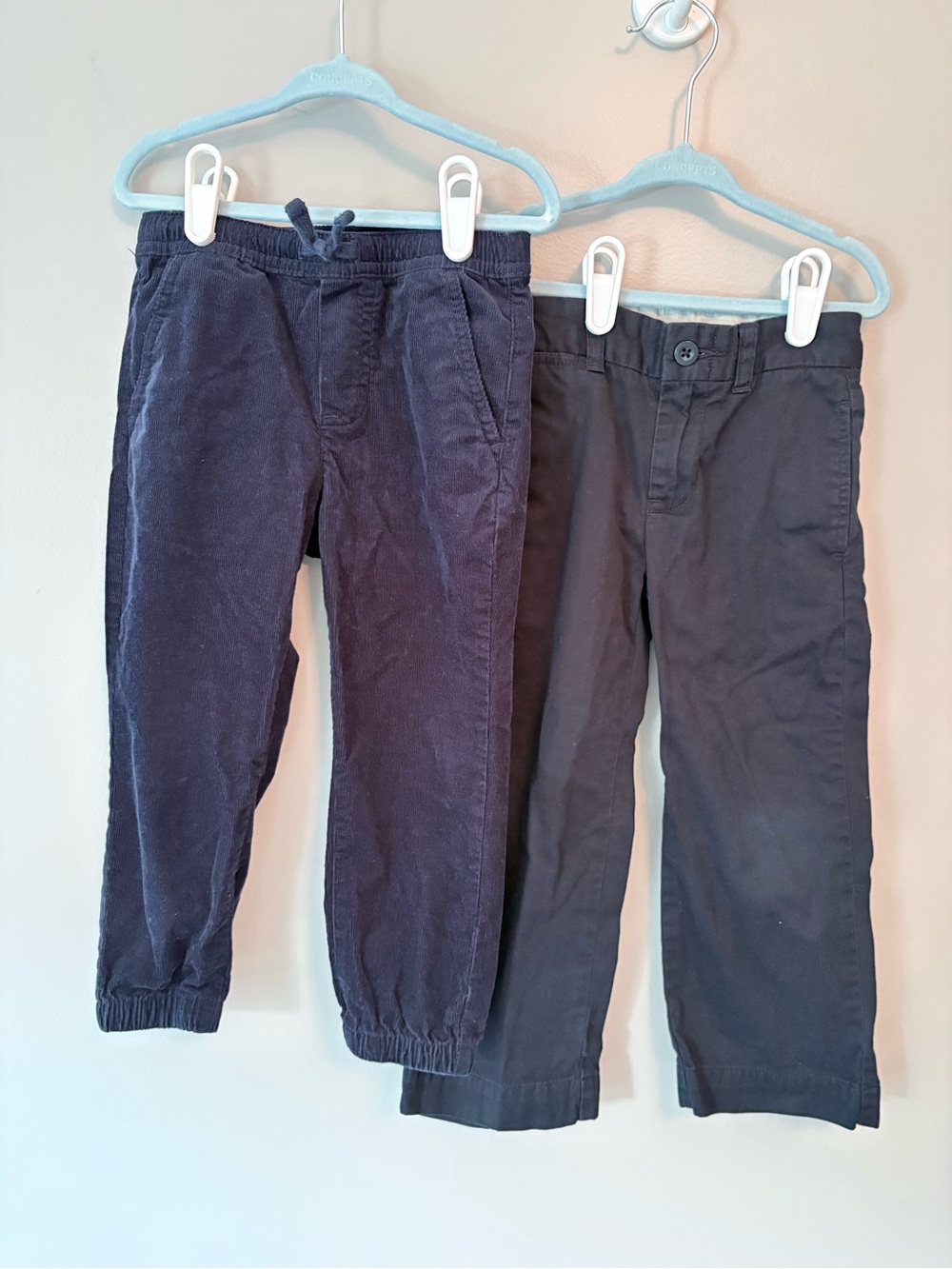 Polo by Ralph Lauren Navy Cord & Twill Kids Pants - Dark Blue Set